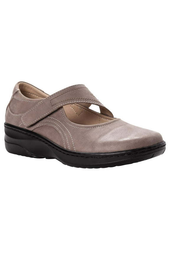 Women's Golda Mary Jane Grey Leather - WCA053LGRY