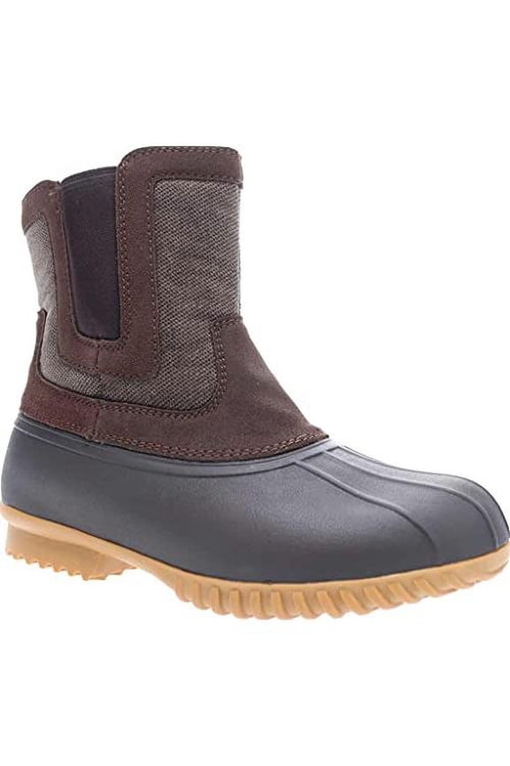 Women's Insley Side-Zip Snow Boot Brown - WBX045SBR