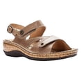 thumbnail image 1 of Propét Propet Women's Jocelyn Leather, Polyurethane Slingback Sandals  KHAKI, 1 of 5
