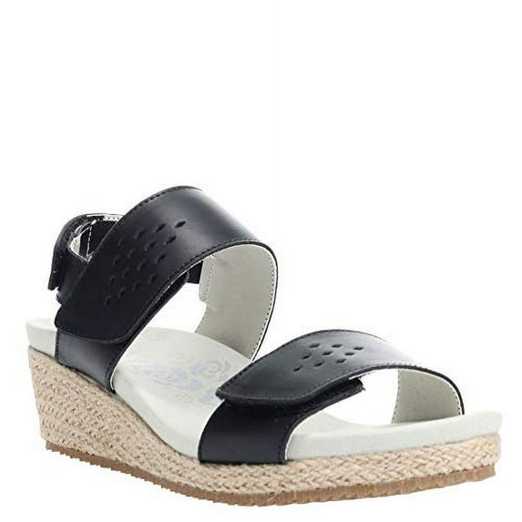 Propet Women's Madrid Sandal Black Leather - WSX143LBLK