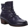 thumbnail image 1 of Women's Propet Roxie Slouch Bootie Navy Sheep Leather 7 D, 1 of 5