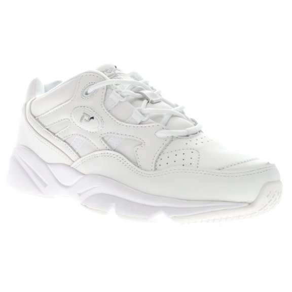 Propét Women's Stana Medical Service Shoe  WHITE