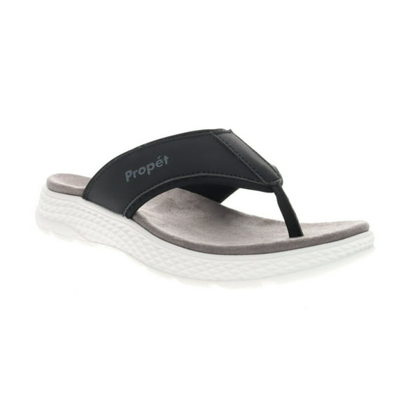 Propet TravelActiv FT Women's Thong Sandals Color: Black Size: 12 WIDE