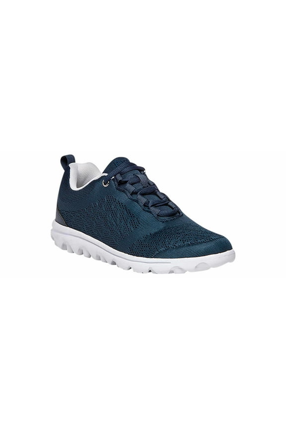 TravelActiv W5102 Women's Casual Shoe: 12 X-Wide (2E) Navy Lace Up