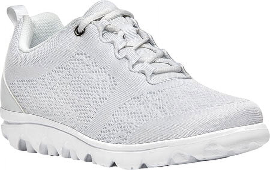 Propet Women's TravelActiv Lace Up Sneakers White Mesh EVA 6.5 4E ...