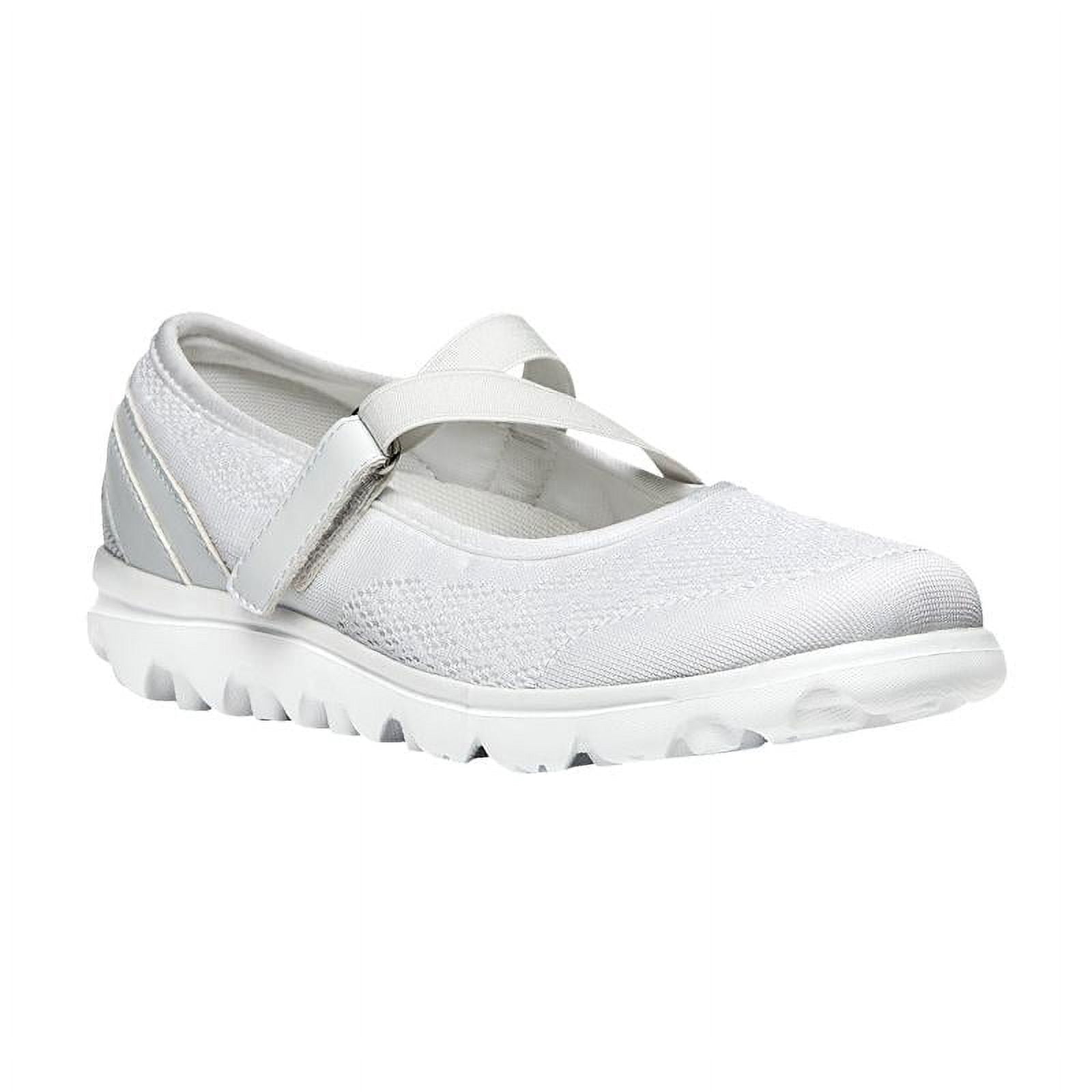 Propet Damen Pedwalker 11 Mary Jane – Bequeme Schuhe Mit Memory-Schaum, Leder/Neopren