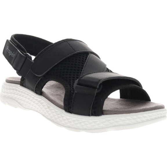 Women's Propet TravelActiv Sport Sandal Black