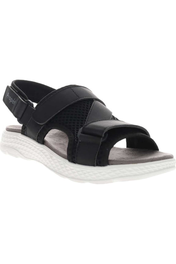 Women's Propet TravelActiv Sport Sandal Black