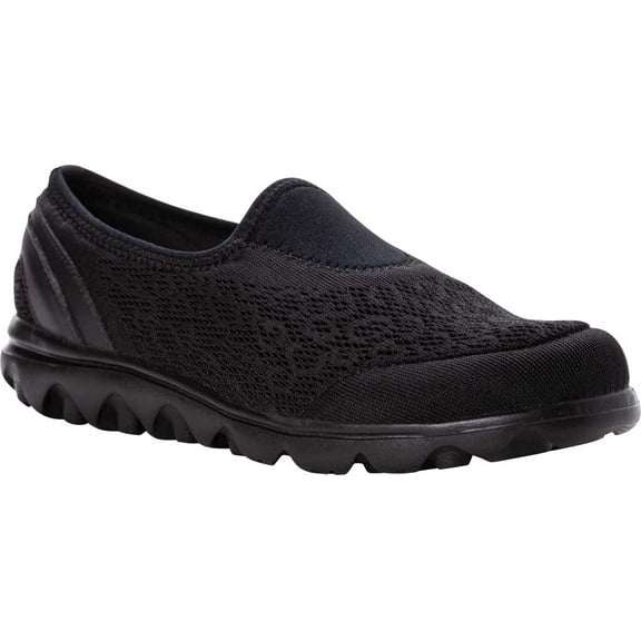Propet Women's Travelactive Slip on Sneaker Women's Shoes, charcoal, Size 10.0