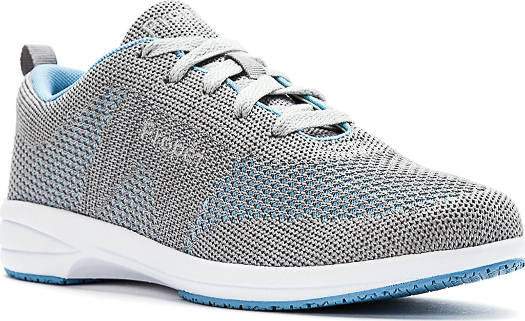 Propet Women's Washable Walker Evolution Sneakers Grey Mesh EVA Rubber ...