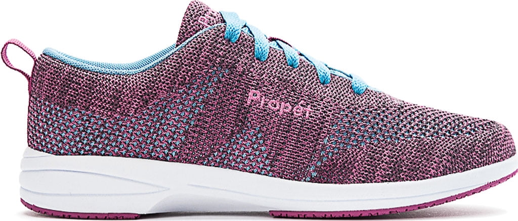 propet women's washable walker evolution sneakers grey mesh eva rubber ...
