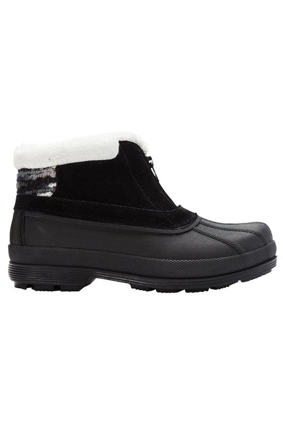 Women's Lumi Ankle Zip Black / White Ankle-High Snow Boot - 8.5M