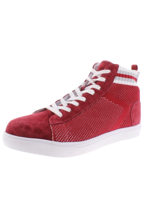 Womens Nova Faux Suede High Top Fashion Sneakers