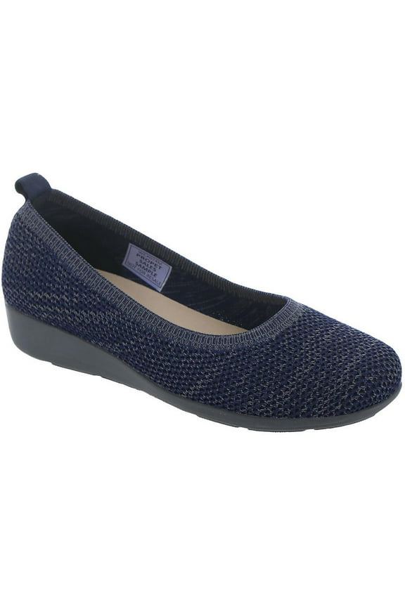 Womens Yen Knit Slip On Ballet Flats