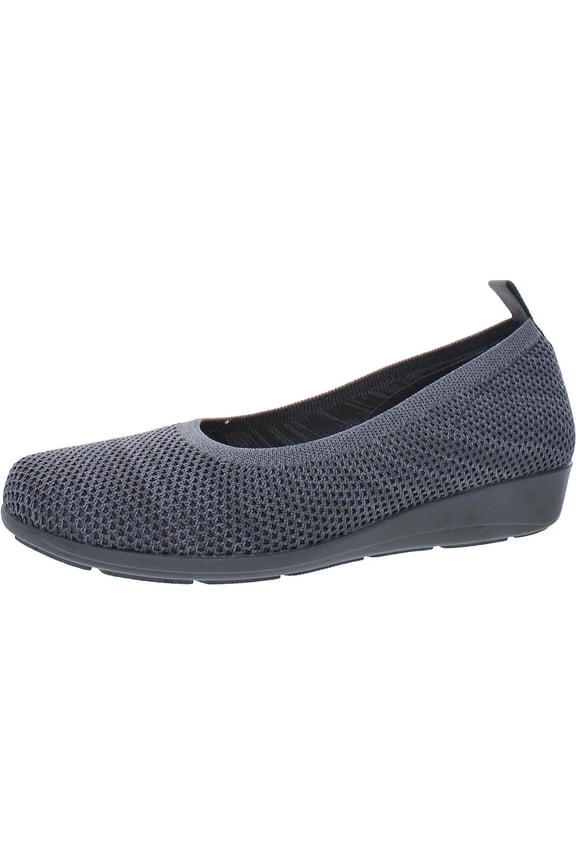 Womens Yen Knit Slip On Ballet Flats