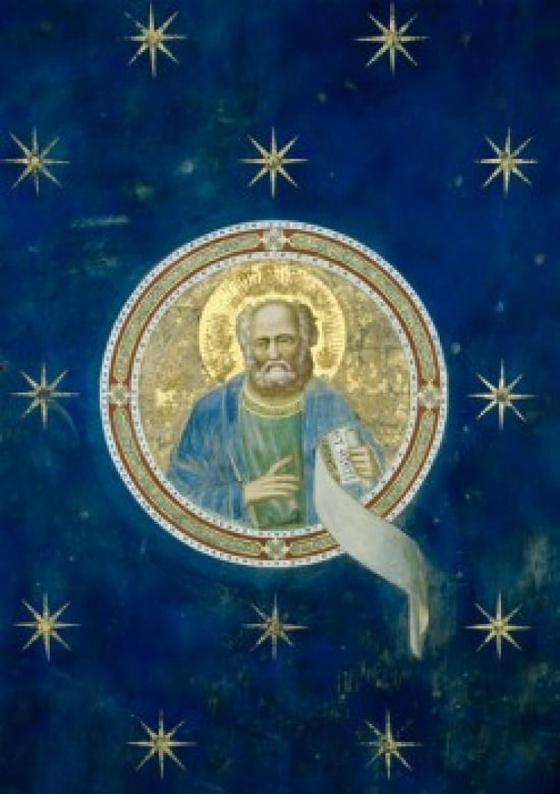 Prophet Malachi c 1305-1313 Fresco Giotto di Bondone (c 1266-1337Florentine) Arena Chapel Cappella degli Scrovegni Padua Italy Canvas Art - Giotto di Bondone (24 x 36)