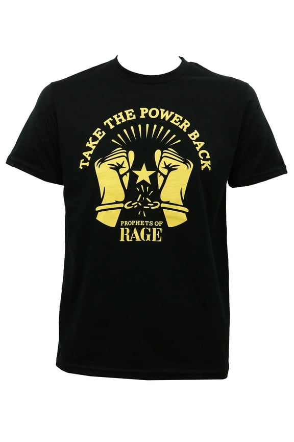 Prophets of Rage Men's Handcuffs Slim Fit T-Shirt Black S