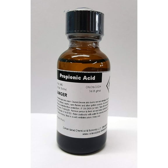 Propionic Acid High Purity Fragrance / Aroma Compound 30ml (1 Fl Oz)