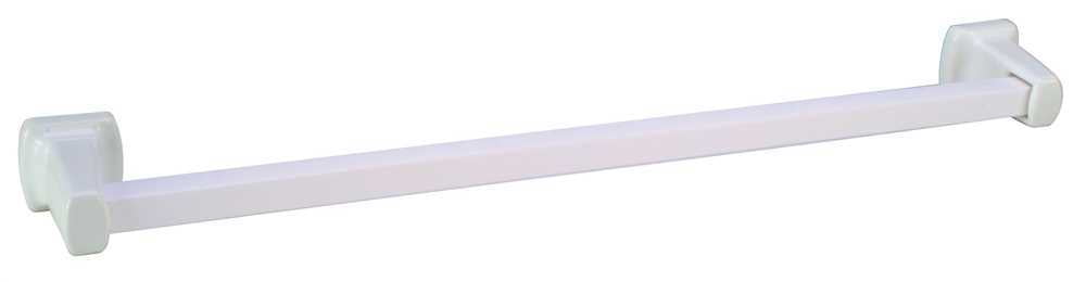 Proplus Lenape 24in White Ceramic Bathroom Towel Bar Bath Set with Slip-on Clip - Walmart.com