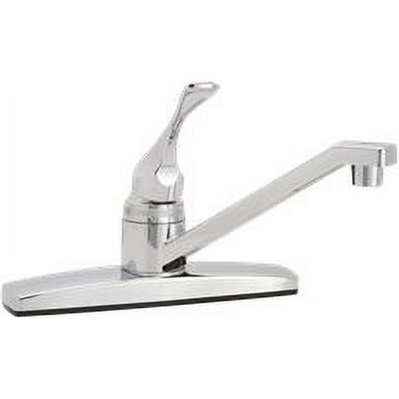Proplus Kitchen Faucet With Lever Handle And Spray, 1.8 Gpm, Chrome, Lead Free*