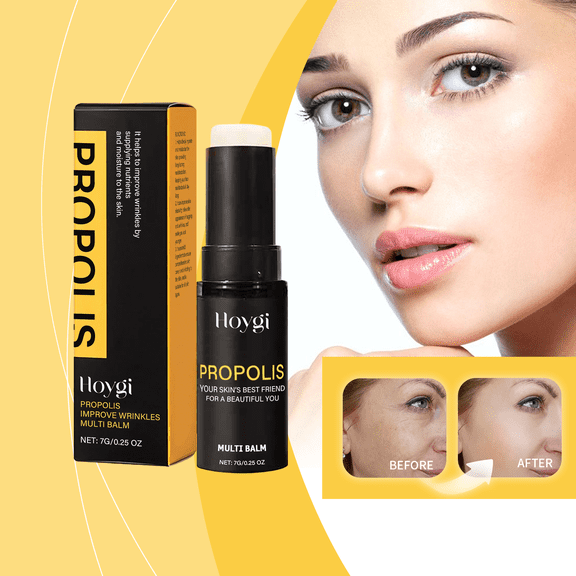 Propolis Moisturizing Stick, Long-Lasting Hydration, Gentle Care for Dry Skin, Daily Skincare, Facial Moisturizing Stick
