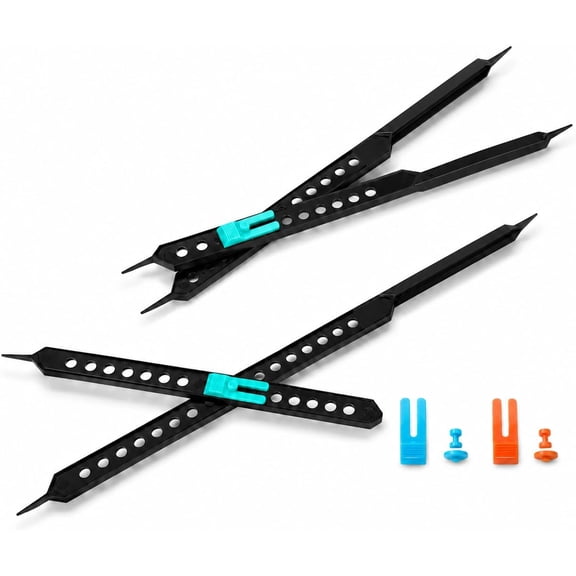 Proportional Divider for Artists, Adjustable Scale Drawing Tool Ruler, Pocket Size Measuring Tool with Locking Pivot for Enlarging, Reducing and Transferring Accurate Drawing Proportions