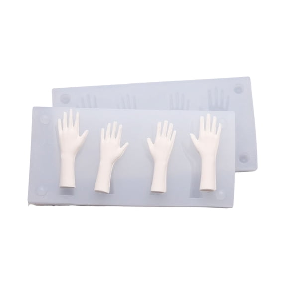 Proportional Hand Palms Silicone Mould for Light Resin Clay Crafting ...