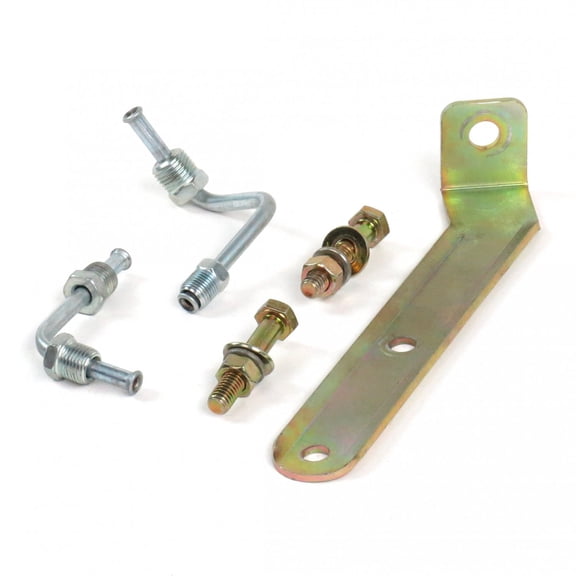Helix Suspension Brakes & Steering 23221 Proportioning Valve Bracket with Lines & Hardware - Left Side Mount