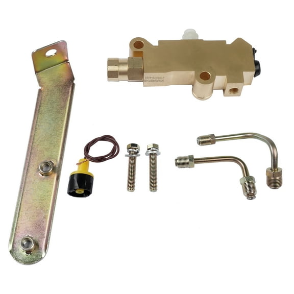 Proportioning Valve with Mounting Bracket Kit Compatible with 1964-1972 Models, Fits 3/16 and 1/2 Inch Brake Lines