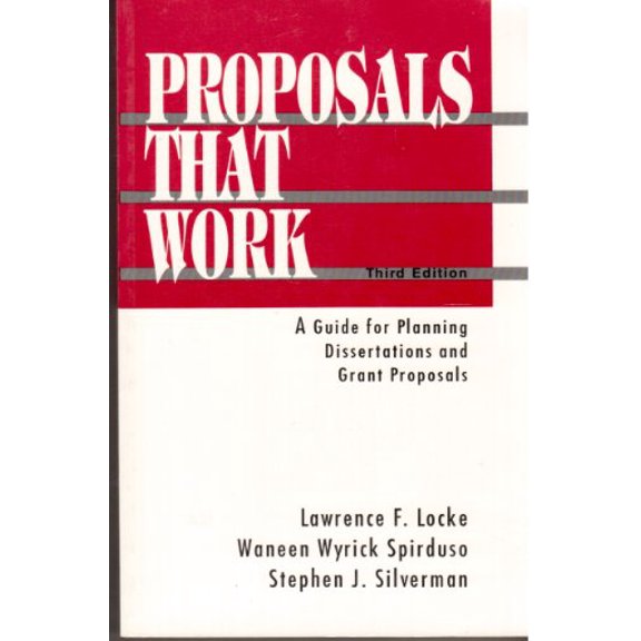 Pre-Owned Proposals That Work: A Guide for Planning Dissertations and Grant Proposals Paperback