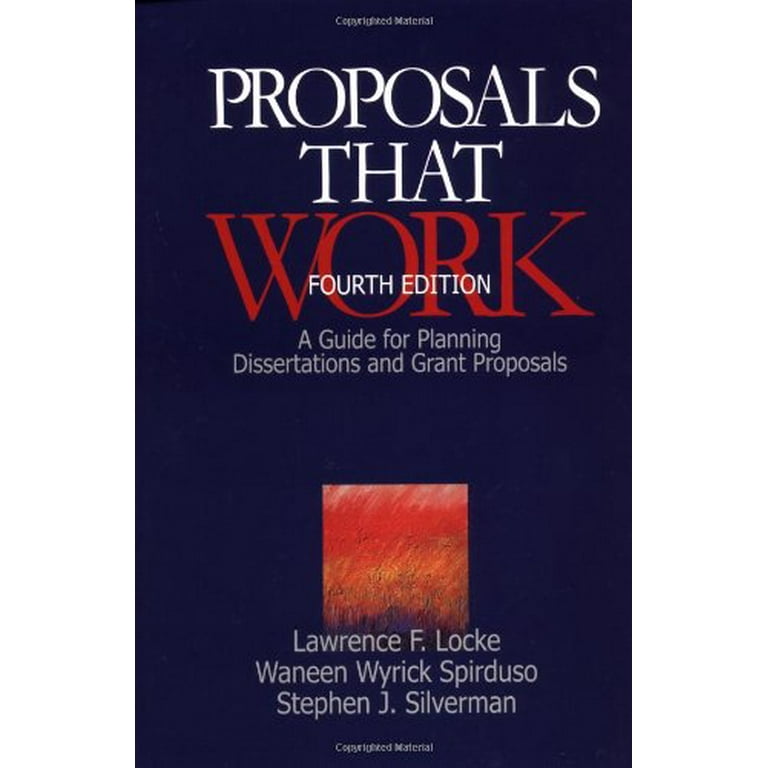 Pre-Owned Proposals That Work: A Guide for Planning Dissertations 