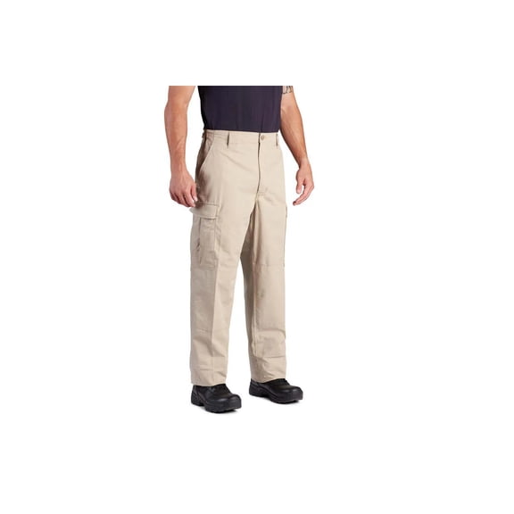 PROPPER Men's Durable Ripstop Work Pants with Zipper Fly, Adjustable Waist, 6 Pocket