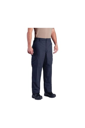 Men's Durable Ripstop Work Pants with Zipper Fly, Adjustable Waist, 6 Pocket