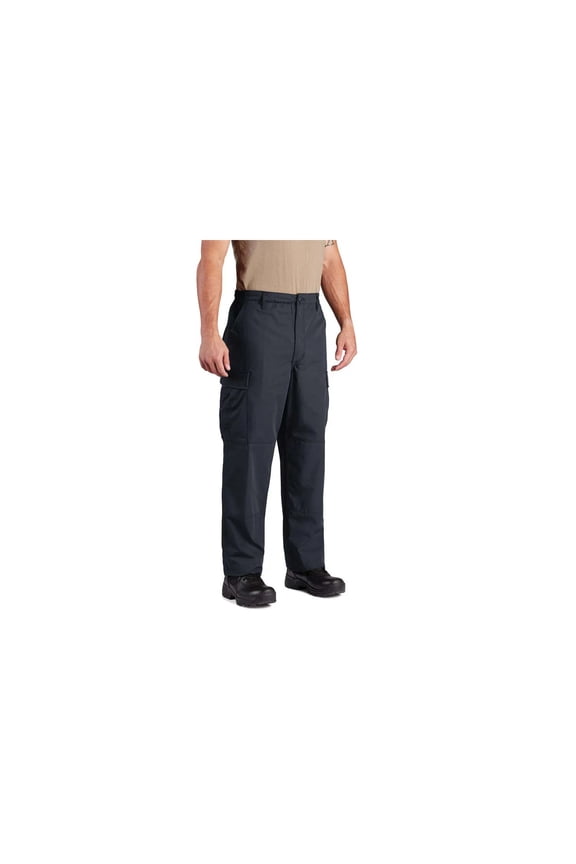 Men's Durable Ripstop Work Pants with Zipper Fly, Adjustable Waist, 6 Pocket