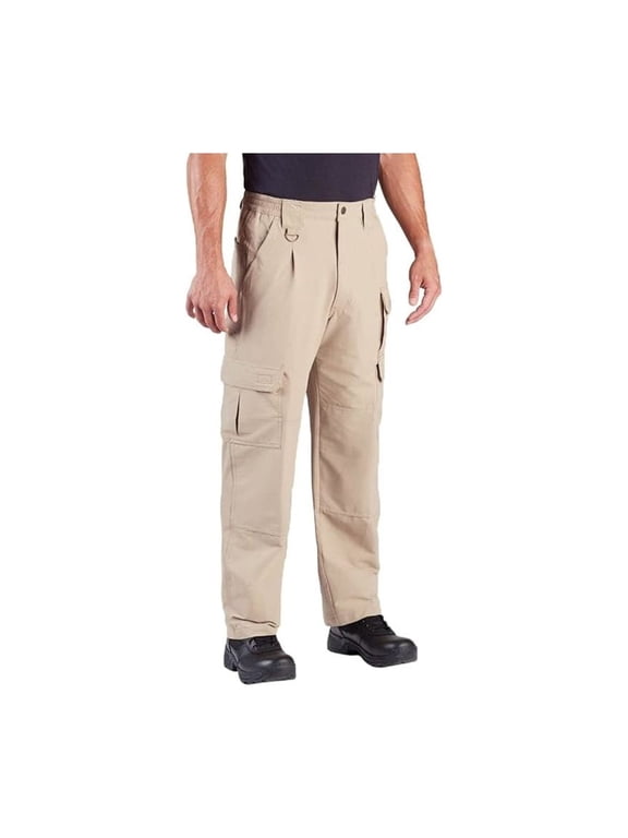 Men's Canvas Pant, Action-Stretch Waist 9-Pocket Teflon Duty Pant
