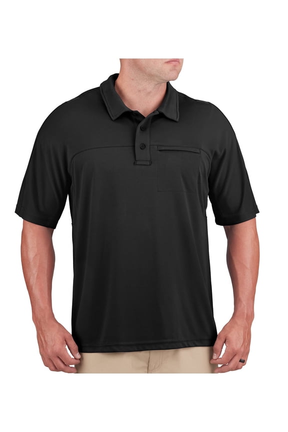 Men's Hlx Polo Short Sleeve Black Xs