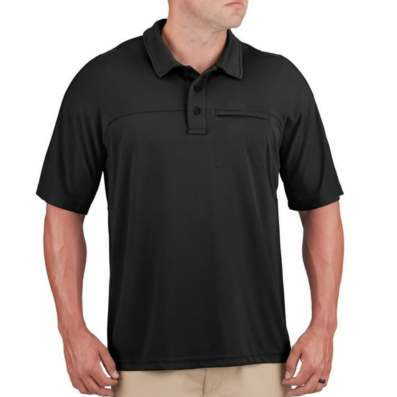 Propper Men's Hlx Polo Short Sleeve Black Xxl