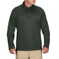 thumbnail image 1 of Propper Men’s I.C.E. Performance Long Sleeve Polo Shirt-Dark Green,Sizes Upto 8XL, Breathable, Moisture-Wicking, Pen Pocket, Sunglass Loop, 1 of 8