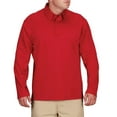 thumbnail image 1 of Propper Men’s I.C.E. Performance Long Sleeve Polo Shirt-Red,Sizes Upto 8XL, Breathable, Moisture-Wicking, Pen Pocket, Sunglass Loop, 1 of 8