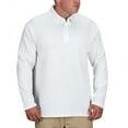 thumbnail image 1 of Propper Men’s I.C.E. Performance Long Sleeve Polo Shirt-White,Sizes Upto 8XL, Breathable, Moisture-Wicking, Pen Pocket, Sunglass Loop, 1 of 8