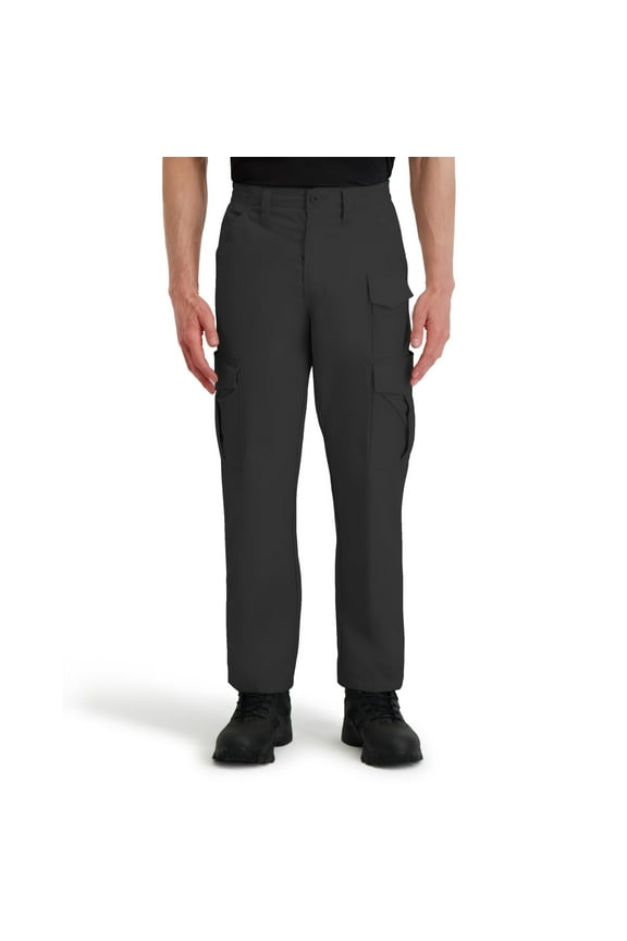 Men's Stretch Waist Cargo Work Pant-Charcoal,Reinforced knee,Relaxed fit,Expandable cargo pockets