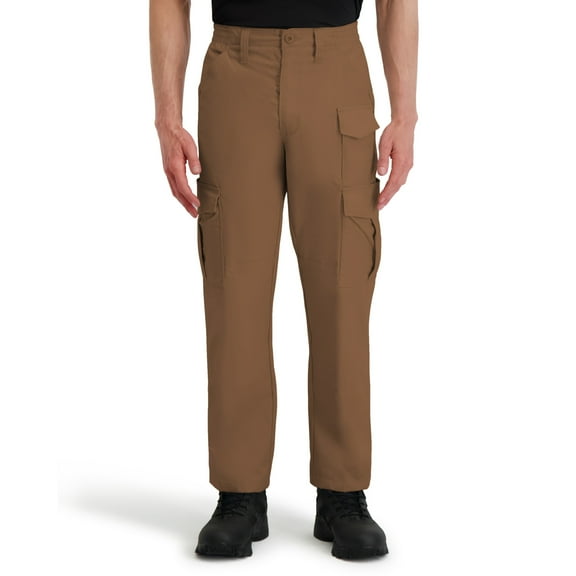 Propper Men's Stretch Waist Cargo Work Pant-Earth,Reinforced knee,Relaxed fit,Expandable cargo pockets
