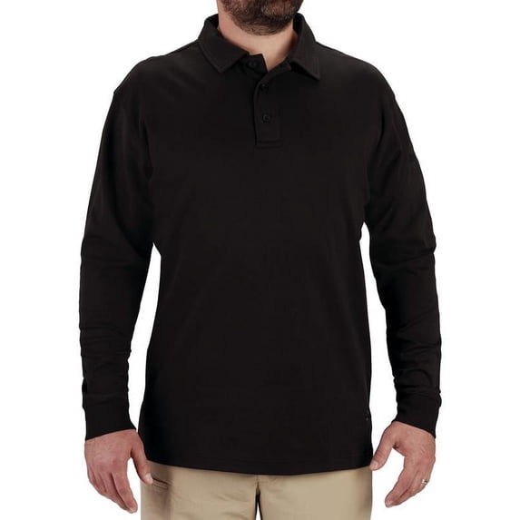 Propper Men's Uniform Cotton Long Sleeve Polo