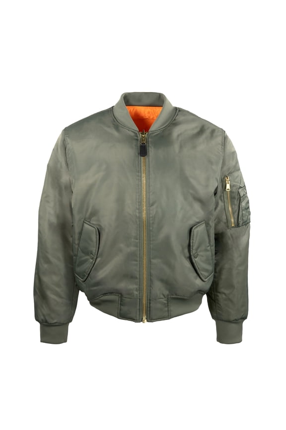Mens MA-1 Flight Jacket-Sage Green-L