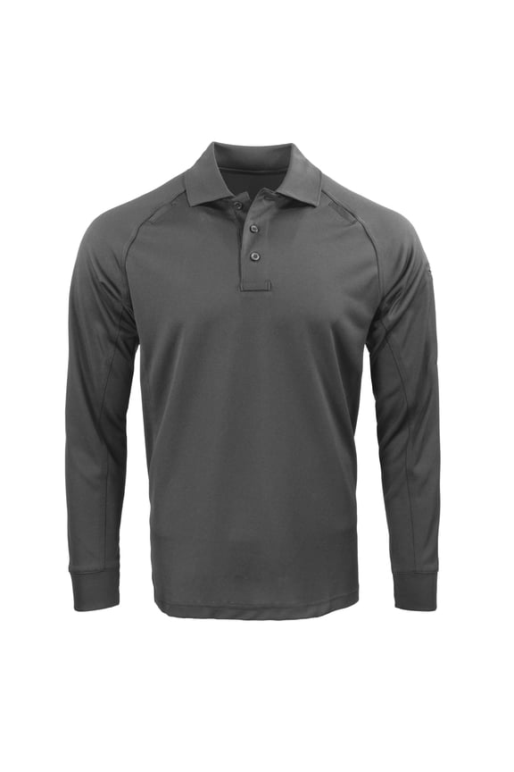 Mens Raglan Long Sleeve Utility Polo