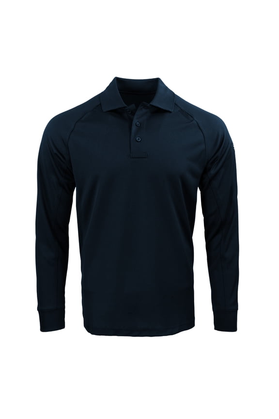 Mens Raglan Long Sleeve Utility Polo