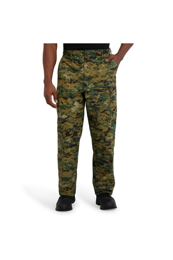Mens Uniform BDU Trouser- Ripstop,with Reinforced Knees and Adjustable Waist Tabs