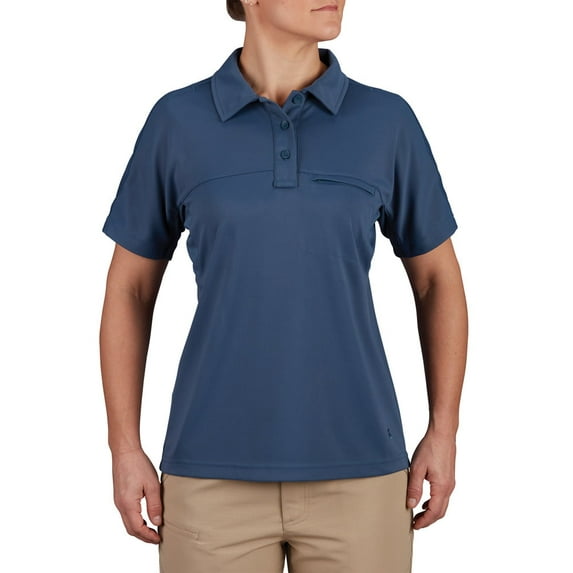 Propper Women's Hlx Polo Short Sleeve Steel Blue