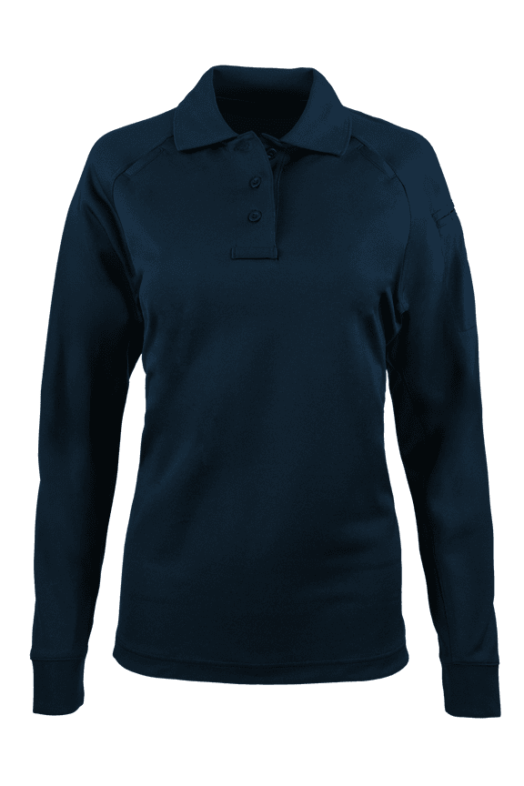 Womens Raglan Long Sleeve Utility Polo