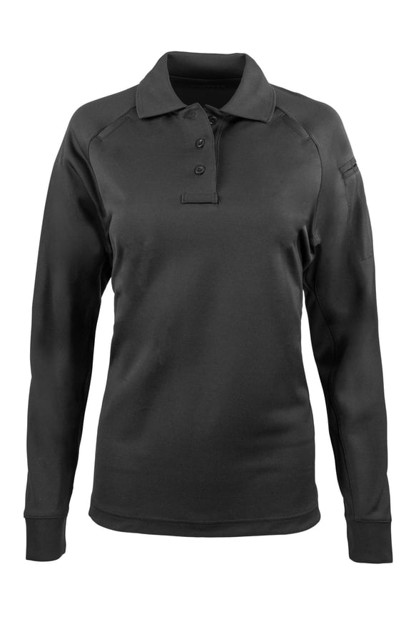 Womens Raglan Long Sleeve Utility Polo